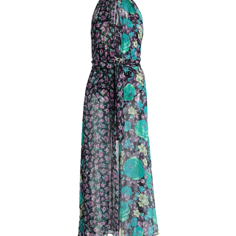 Pinko Vibrant Floral Halter Dress